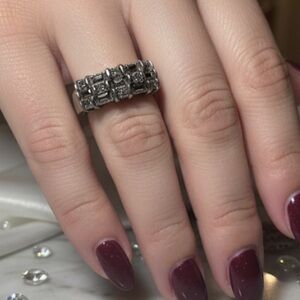 Vintage Sterling Marcasite Ring